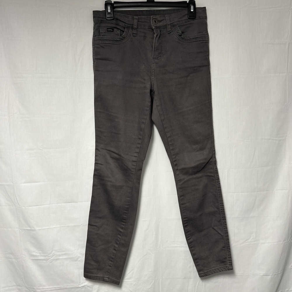Kuhl Women's 8 Short Gray Jeans Basic Minimalist Casual Performance Hike Walk